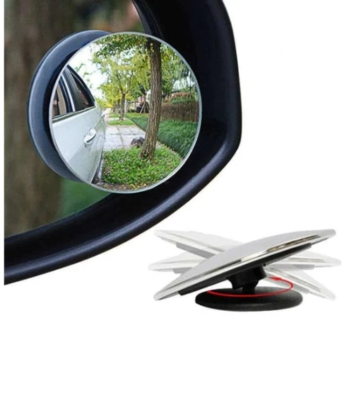 Kör Nokta Aynası Yuvarlak Çerçevesiz Oynar 50mm 2 Adet ürün görseli 1