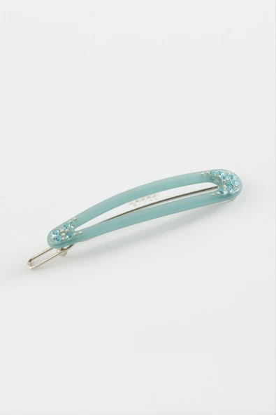 Oval Taşlı Klipsli Toka - Resim 7
