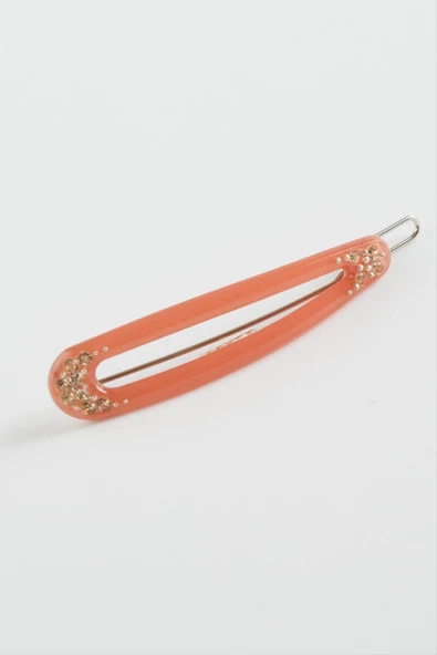 Oval Taşlı Klipsli Toka - Resim 6