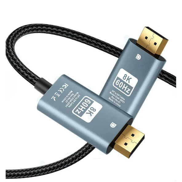 8 K DP To DP Kablo 2 M ZR856 ürün görseli 1