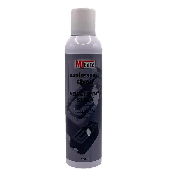 SPREY BOYA VELVET MY BAKE 250 ML SİYAH ürün görseli 1