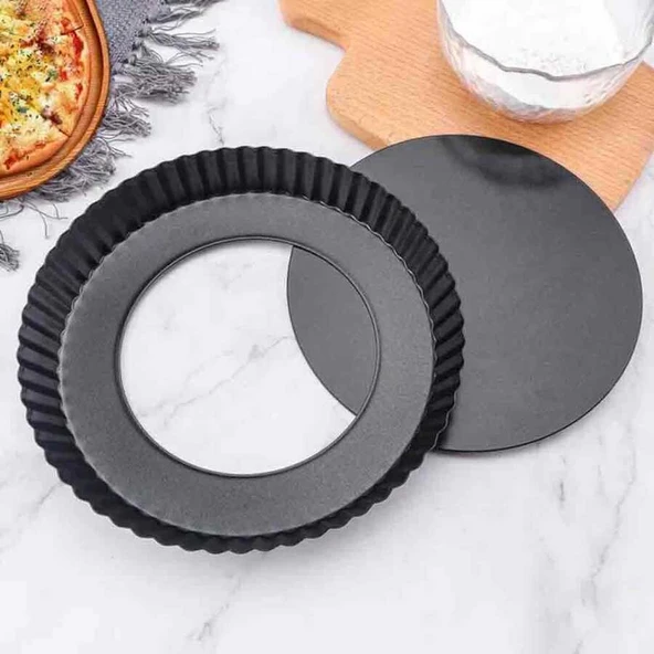 TEFLON KEK KALIBI ALTI ÇIKAN TART 13x2.5 Cm ürün görseli 1