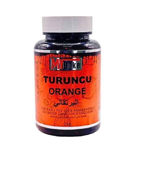 YAĞ BAZLI TOZ BOYA MY BAKE 25 GR TURUNCU ürün görseli 1