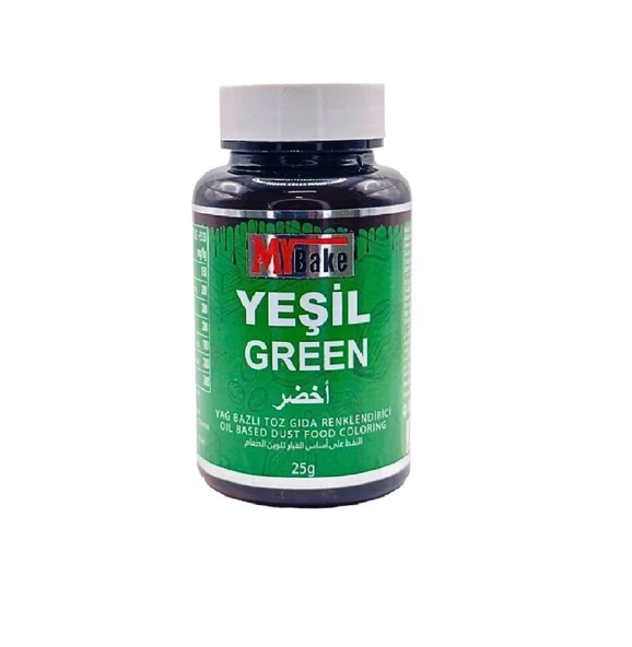 YAĞ BAZLI TOZ BOYA MAY BAKE 25 GR YEŞİL ürün görseli 1