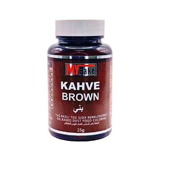 YAĞ BAZLI TOZ BOYA MY BAKE25 GR KAHVE ürün görseli 1