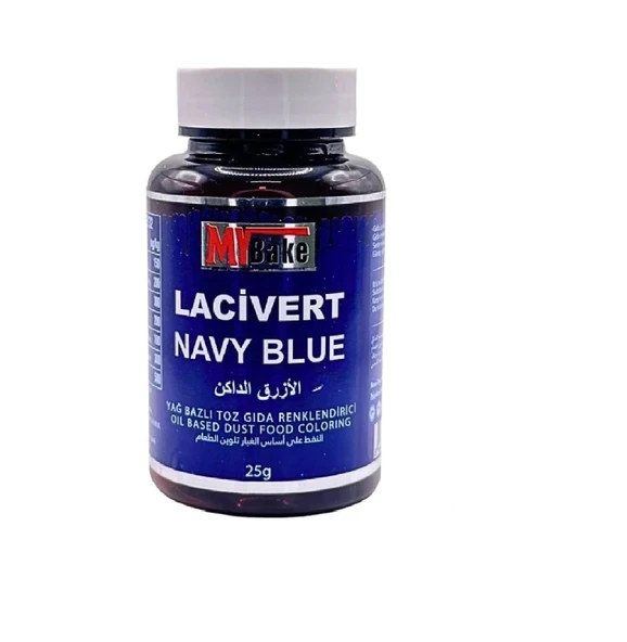 YAĞ BAZLI TOZ BOYA MY BAKE 25 GR LACİVERT ürün görseli 1