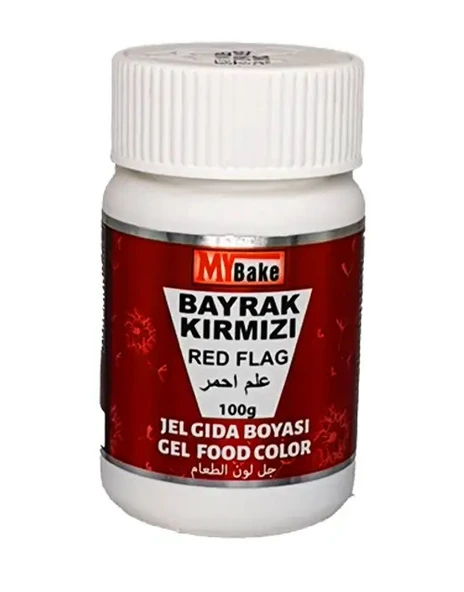 JEL BOYA MY BAKE 100 GR BAYRAK KIRMIZI ürün görseli 1
