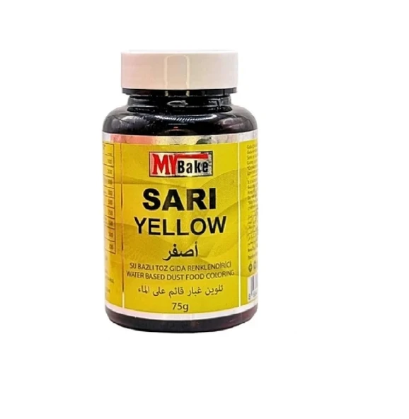 SU BAZLI TOZ GIDA BOYASI MY BAKE 75 GR SARI ürün görseli 1