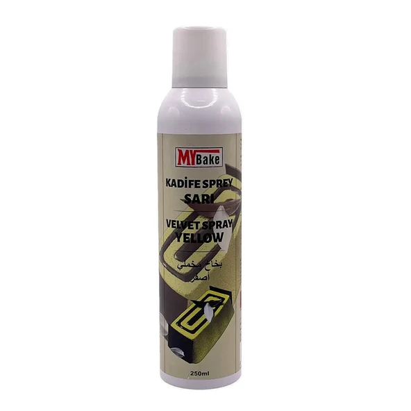 SPREY BOYA VELVET MY BAKE 250 ML  SARI ürün görseli 1