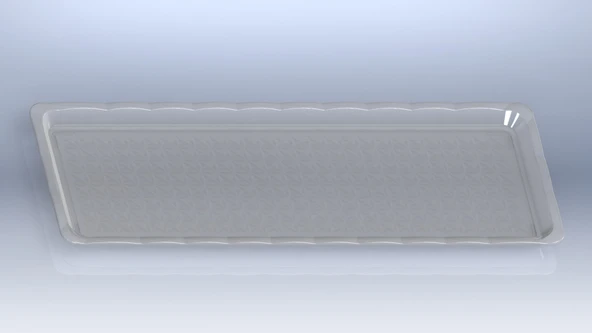 TEPSİ KIRILMAZ ŞEFFAF NO:1 12x32x1 Cm ürün görseli 1