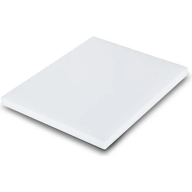 KESİM TAHTASI PLASTİK BEYAZ 25X40X2 CM ürün görseli 1