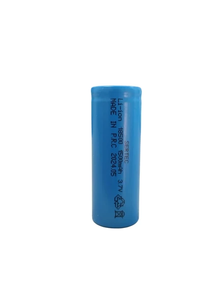 3.7V Li-ion 18500 1500 mAh 10C Şarjlı Pil ürün görseli 1