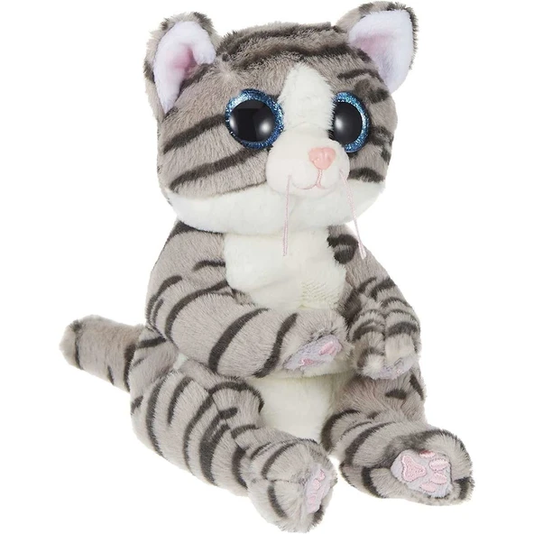 Ty Beanie Bellies Gri Peluş Kedi Mitzi 15 cm ürün görseli 1