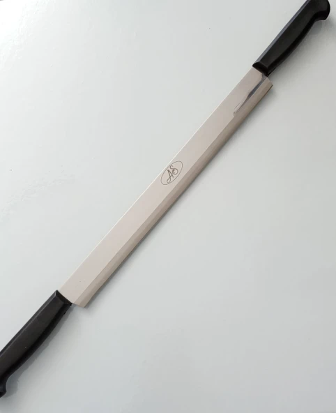 ÇİFT SAPLI ÇİKOLATA KAZIMA BIÇAK AS 30 CM ürün görseli 1