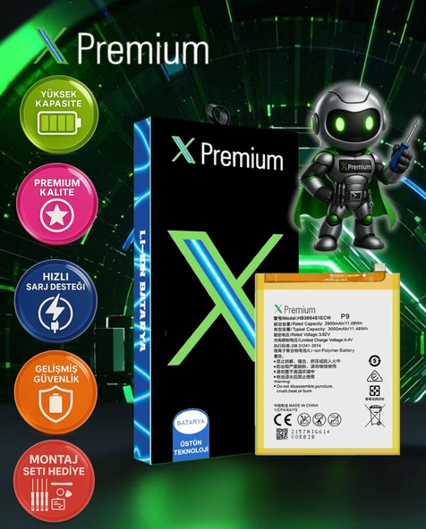 Huawei Y7 Prime 2018 LDN-L21 LDN-LX2 LDN-TL10 Uyumlu Batarya Xpremium Pil Süper Yüksek KaLite HB366481ECW ürün görseli 1