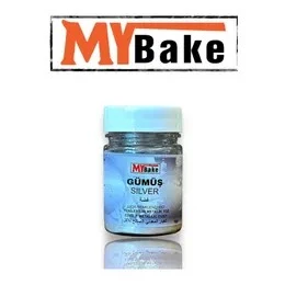 TOZ SİM  METALİK MY BAKE 10 GR GÜMÜŞ ürün görseli 1
