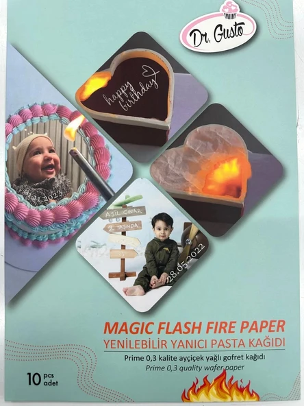 FLASH PAPER GUSTO 10 LU ürün görseli 1