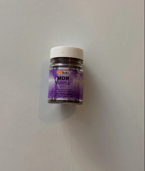 TOZ SİM  METALİK MY BAKE 10 GR  MOR ürün görseli 1