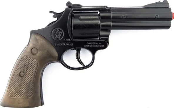 Gonher Revolver 12 li Siyah Mantar Koleksiyon Polis Tabancası ürün görseli 1