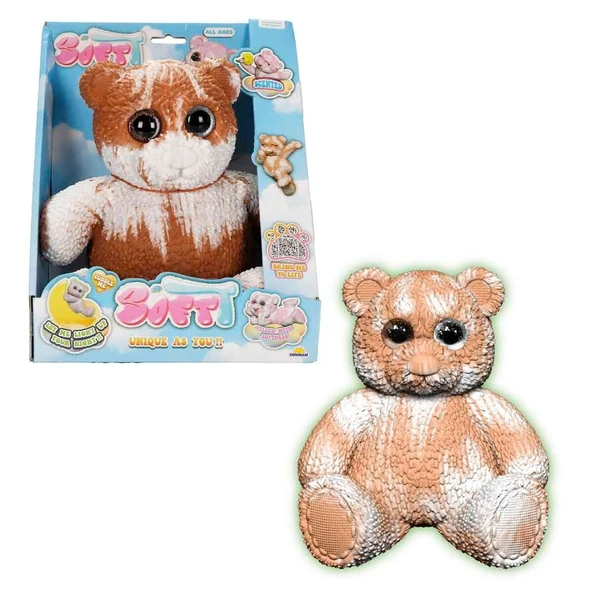 12331 SUN-BTF-FİGÜR SOFTT BEAR DELUXE KARANLIKTA PARLAYAN 3A ürün görseli 1