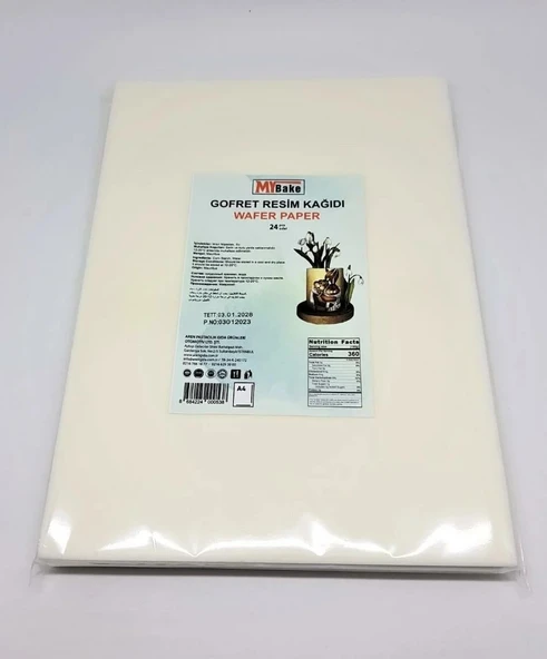 RESİM KAĞIDI  GOFRET A-4 24 LÜ ürün görseli 1