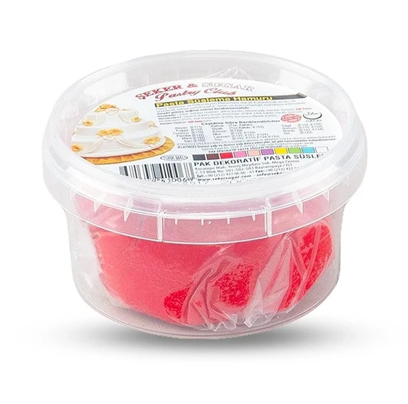 ŞEKER & SUGAR ŞEKER HAMURU 200 GR KIRMIZI ürün görseli 1