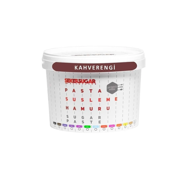ŞEKER & SUGAR ŞEKER HAMURU 2,5 KG KAHVE ürün görseli 1