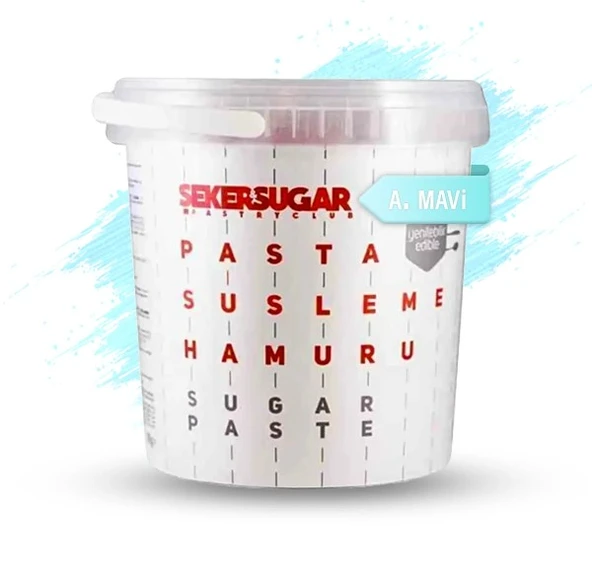 ŞEKER & SUGAR ŞEKER HAMURU 1 KG BEBE MAVİ ürün görseli 1