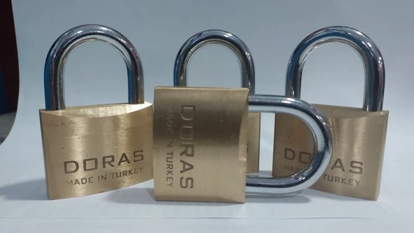 Ersa Doras 50 Mm 4 lü Sarı Pas Sistem Asma Kilit ürün görseli 1