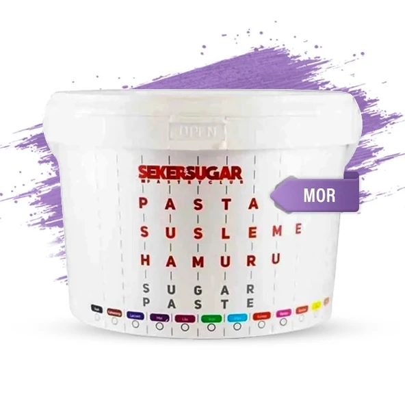 ŞEKER & SUGAR ŞEKER HAMURU 2,5 KG MOR ürün görseli 1
