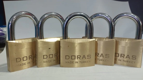 Ersa Doras 50 Mm  5 li Sarı Pas Sistem Asma Kilit ürün görseli 1