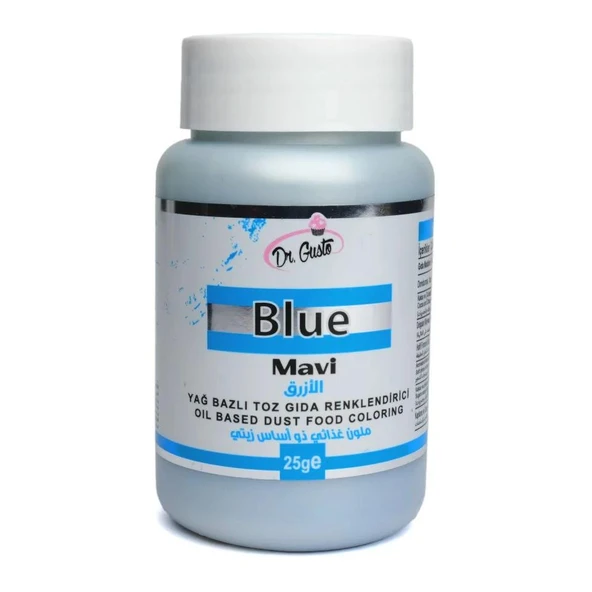 YAĞ BAZLI TOZ BOYA DR.GUSTO 25 GR MAVİ ürün görseli 1