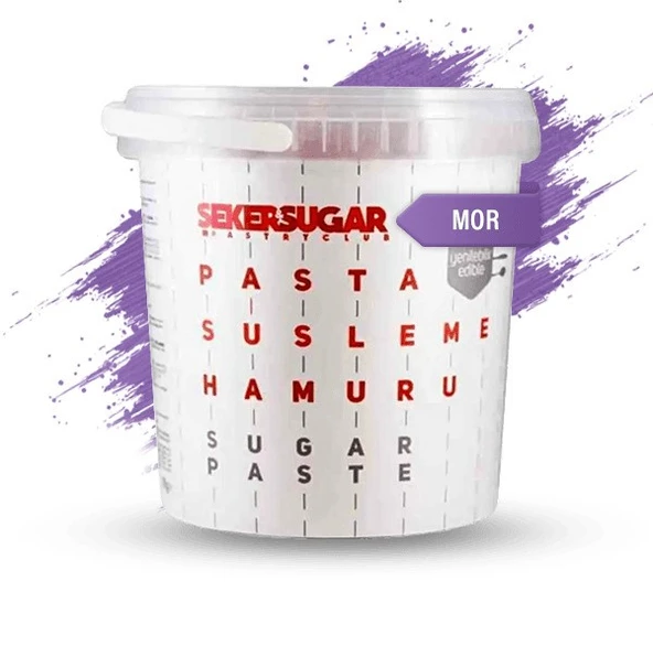 ŞEKER & SUGAR ŞEKER HAMURU 1 KG MOR ürün görseli 1