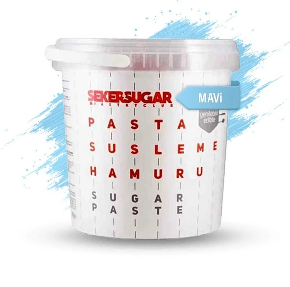 ŞEKER & SUGAR ŞEKER HAMURU 1 KG MAVİ ürün görseli 1