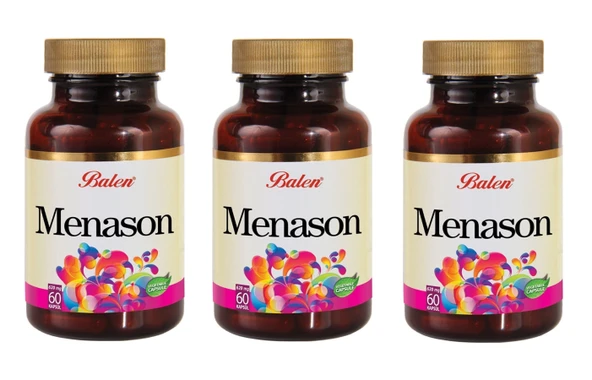 Balen Menason Bitki Ekstratları Karışımı Kapsül 620 mg 60 Kapsül 3 Adet ürün görseli 1