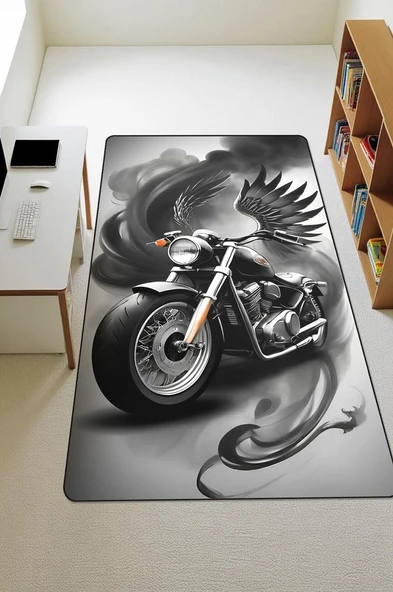 Parlak Kadife Kumaş Dijital Baskı Dot Kaymaz Tabanlı Çocuk ve Genç Odası Halısı H0669 RENKLİ 180 X 280 ürün görseli 1