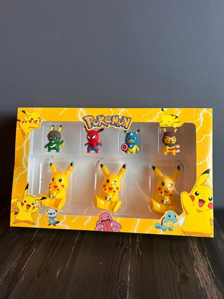 Pikachu Set Figür Oyuncak Mini ürün görseli 1