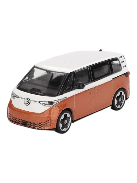 Mini GT Volkswagen ID.Buzz Candy White / Energetic Orange 1/64 Model Araba ürün görseli 1