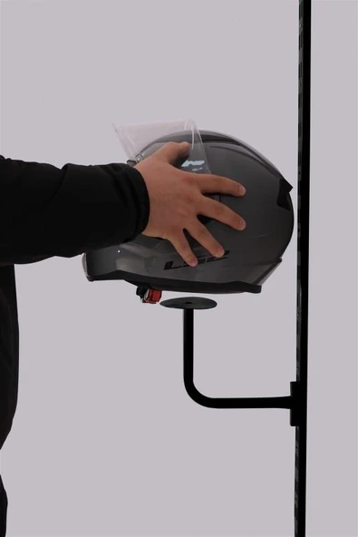 Dikmeye Geçebilen Motosiklet Kask Tutucu ürün görseli 1