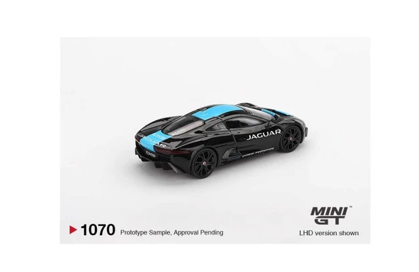 Mini GT 1070 Jaguar C-X75 Black 1/64 Model Araba - Resim 2