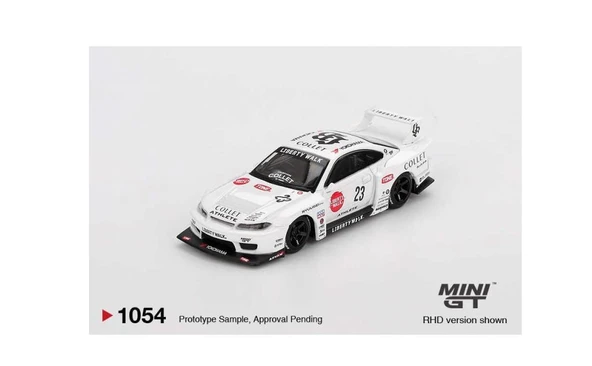 Mini GT 1054 Nissan S15 SILVIA LB-Super Silhouette ATHLETE 1/64 Model Araba ürün görseli 1