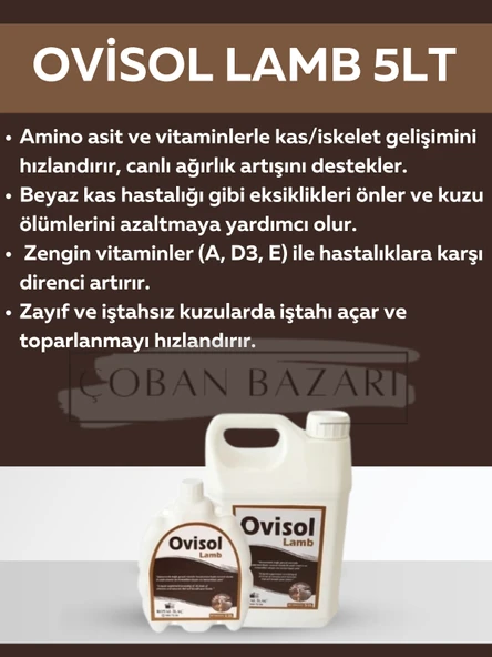Royal İlaç Ovisol Lamb 5 Lt ürün görseli 1