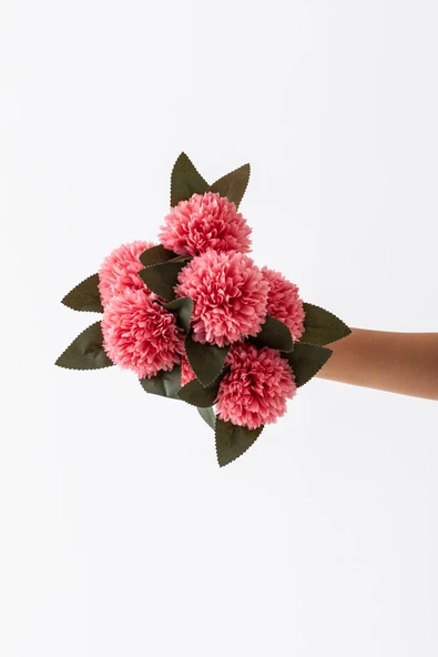 Yapay Kasımpatı Çiçeği Pembe 40 Cm 7 Dal - Resim 2