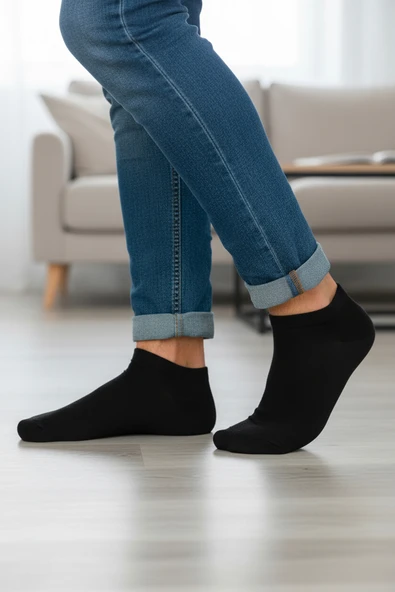 Bravie Bambu Erkek Çorap 786 Siyah - Resim 4