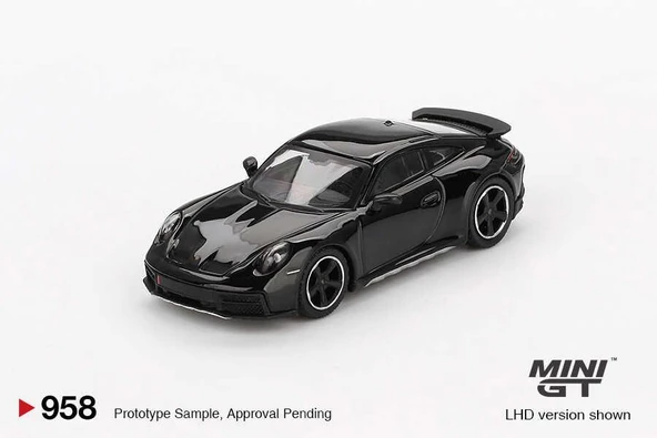 Mini GT 958 Porsche 911 Dakar Black 1/64 Model Araba ürün görseli 1