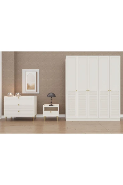 VALENCİA 6 KAPAKLI GARDIROP - Resim 5