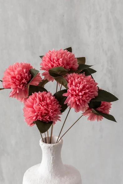 Yapay Kasımpatı Çiçeği Pembe 40 Cm 7 Dal - Resim 4