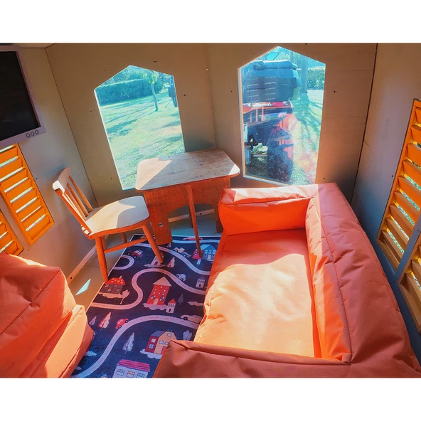 MANDU Ahşap Çocuk Tinyhouse Oyun Evi - Resim 4