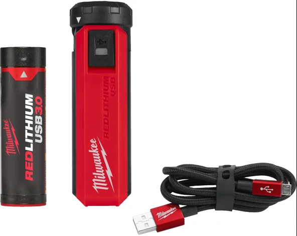 Milwaukee Redlithium Usb Power Bank Usb 3.0 AH 4932493335 ürün görseli 1