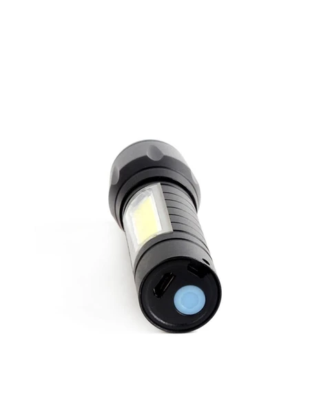 Mini Çok Güçlü Şarjlı El Feneri (XPE-COB LED ) ürün görseli 1